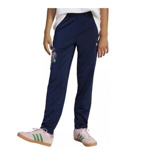NWT Adidas Originals x Liberty London Kids' Firebird Track Pants Navy Size XL